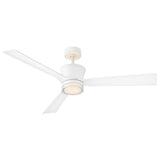 Vosh 56” LED Smart Fan with Uplight - Matte White
