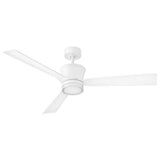 Vosh 56” LED Smart Fan with Uplight - Matte White