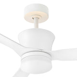 Vosh 56” LED Smart Fan with Uplight - Matte White