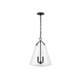 Voss Pendant 15.25" Matte Black