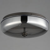 Voto Flush Mount Gunmetal By ET2 - Front View