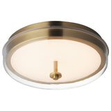 Voto Flush Mount Natural Aged Brass By ET2