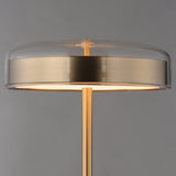 Voto Table Lamp Natural Aged Brass By ET2 - Detailed View