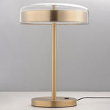 Voto Table Lamp Natural Aged Brass By ET2 - Front View