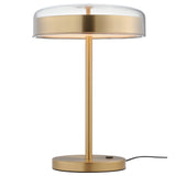 Voto Table Lamp Natural Aged Brass By ET2