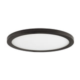 Wafer RD Surface Flush Mount Bronze by Maxim Lighting