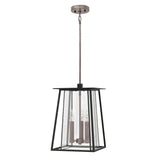Walker Medium Hanging Lantern - Black - by Hinkley
