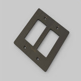 Wall Plate Metal Smoked Bronze 2G By Buster And Punch
