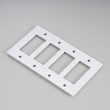 Wall Plate Metal White 4G By Buster And Punch