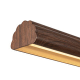 Walnut 60inch Dottie Linear Pendant by Alora Lighting Details