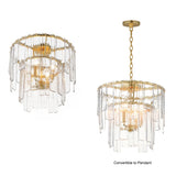 Warren Semi-Flush Pendant Gold Leaf by Maxim Lighting