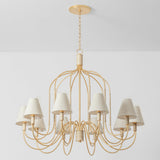 Warrensburg Chandelier Medium By Hudson Valley - Lifestyle View