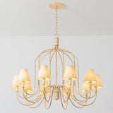 Warrensburg Chandelier Medium By Hudson Valley - With Light