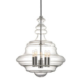 Washington Lantern - 20 Inch - Polished Nickel by Hudson Valley