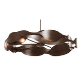 Waves Pendant in Bronze by Hubbardton Forge