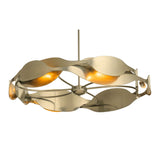 Waves Pendant in Modern Brass by Hubbardton Forge