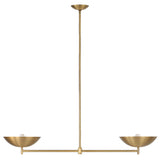 Waxlow Linear Suspension Plated Dark Antique Brushed Brass By Renwil Main View 2