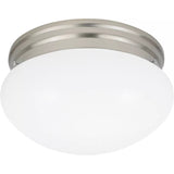 Webster Flushmount — 9.5 Inch, Brushed Nickel
