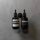 Welders Black Double Soap Holder-Cast-Dispenser by Buster and Punch
