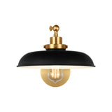 Wellfleet Single Arm Task Light By Visual Comfort Studio, Size: Wide, Finish: Matte White and Burnished Brass, , | Casa Di Luce Lighting