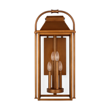 Wellsworth Outdoor Lantern Large Natural Copper By Visual Comfort Studio