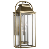 Wellsworth Outdoor Lantern Large Painted Distessed Brass By Visual Comfort Studio