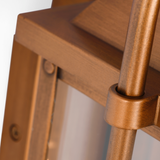 Wellsworth Outdoor Lantern Small Natural Copper By Visual Comfort Studio Detailed View