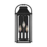 Wellsworth Outdoor Lantern Small Textured Black By Visual Comfort Studio