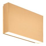 Weston Outdoor Wall Light 9 Inch Aged Gold Brass