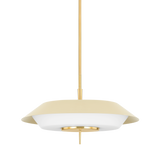 Westport Pendant Aged Brass Soft Sand By Hudson Valley