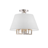 Westwood Semi-Flush Mount 16'' Polished Nickel