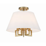 Westwood Semi-Flush Mount 16'' Vibrant Gold