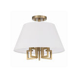 Westwood Semi-Flush Mount 16'' Vibrant Gold