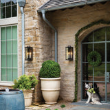 Weymouth Wall Lantern 22 Inch Black By Hinkley- Lifestyle View2