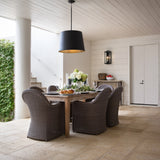 Weymouth Wall Lantern 22 Inch Black By Hinkley- Lifestyle View