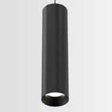 Whiskey Broad Cylinder Pendant Light Black Large By Fase1Lighting