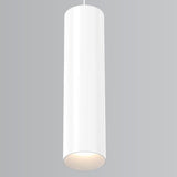 Whiskey Broad Cylinder Pendant Light White Large By Fase1Lighting