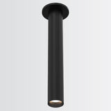 Whiskey Slim Ceiling Cylinder Light Large Black By Fase1Lighting