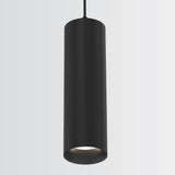 Whiskey Slim Cylinder Pendant Light Small Black By Fase1Lighting