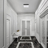 Whisper Flush Mount Black By Schonbek Beyond - Lifestyle View1