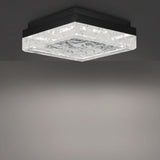 Whisper Flush Mount Black By Schonbek Beyond - Lifestyle View