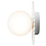 White/Opal Small Liila Muuse Ceiling/Wall Light by Nuura