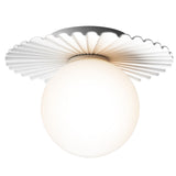 White/Opal Small Liila Muuse Ceiling/Wall Light by Nuura