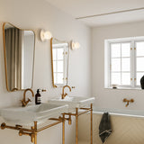 White/Opal Small Liila Muuse Ceiling/Wall Light by Nuura in Bathroom