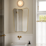 White/Opal Small Liila Muuse Ceiling/Wall Light by Nuura in Bathroom