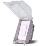 White 120V-277V 1 Switch Indoor/Outdoor Heating On/Off Switch by Eurofase Heating