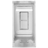 White 120V 1 Switch Indoor/Outdoor Heating On/Off Switch by Eurofase Heating
