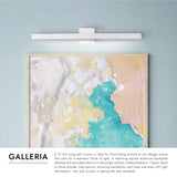 White 15inch Galleria Wall Sconce by Kuzco Lighting