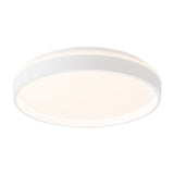 White 16inch Beanie Flush Mount by Kuzco