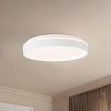 White 16inch Beanie Flush Mount by Kuzco
